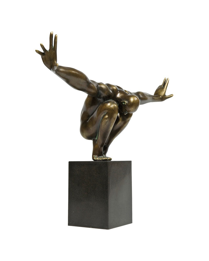 Kare - Deco Object Athlet Bronze 75cm