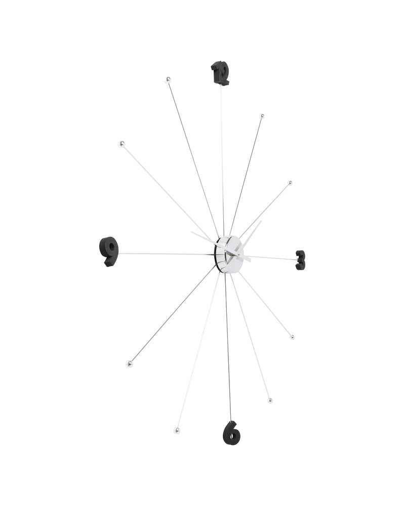 Kare - Wall Clock Like Umbrella Chrome