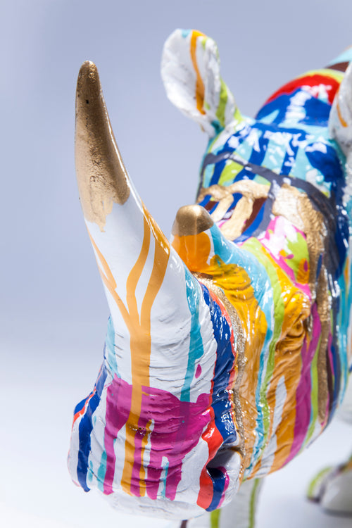 Kare - Deco Figurine Rhino Colore 26cm