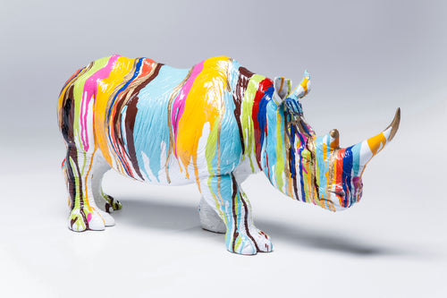 Kare - Deco Figurine Rhino Colore 26cm