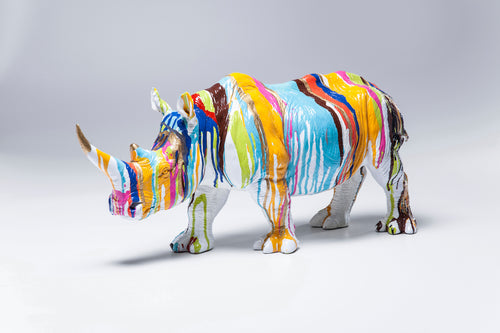 Kare - Deco Figurine Rhino Colore 26cm