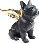 Kare - Deco Figurine Sitting Angel Dog Gold-B