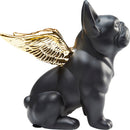 Kare - Deco Figurine Sitting Angel Dog Gold-B