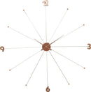 Kare - Wall Clock Like Umbrella Rose Gold