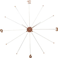 Kare - Wall Clock Like Umbrella Rose Gold
