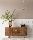 Kare - Wall Clock Like Umbrella Rose Gold