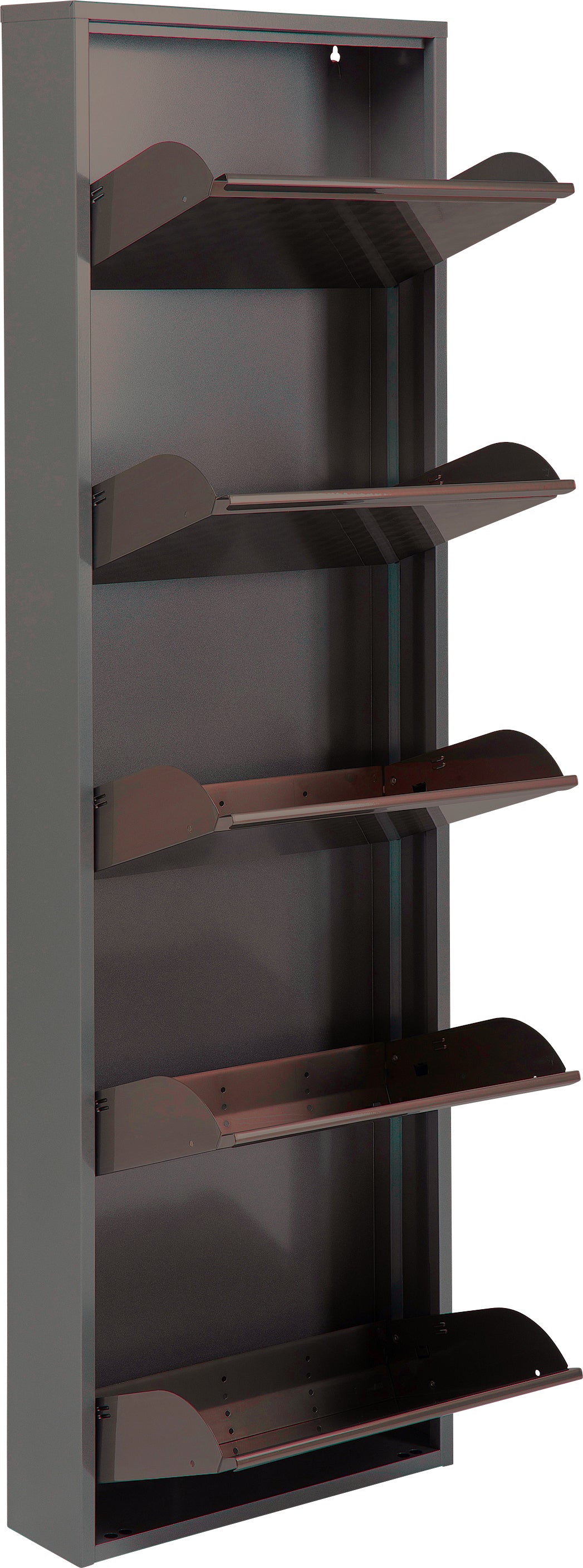 Kare - Shoe Container Caruso 5 Silver brushed