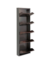 Kare - Shoe Container Caruso 5 Silver brushed