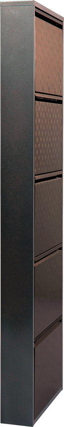 Kare - Shoe Container Caruso 5 Silver brushed