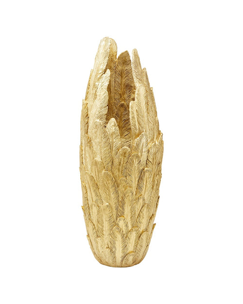 Kare - Vase Feathers Gold 80