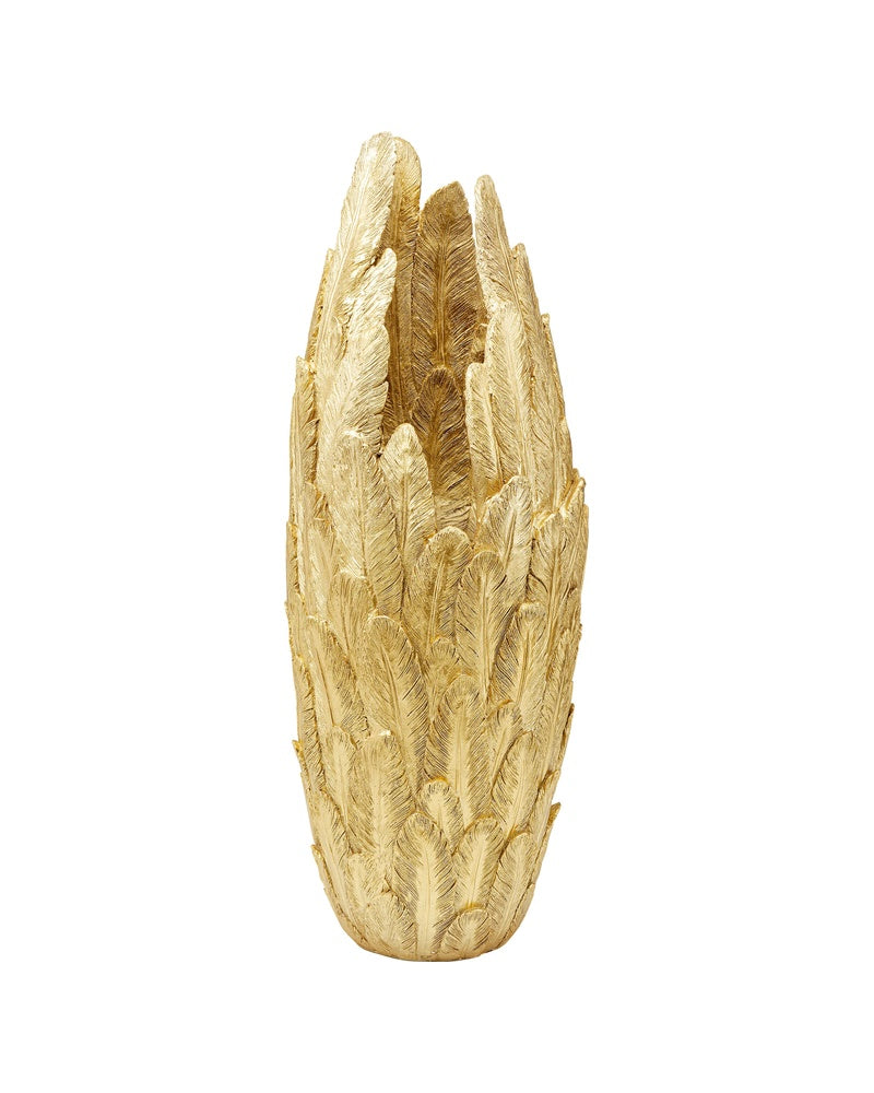 Kare - Vase Feathers Gold 80