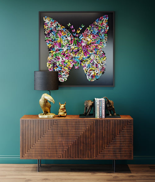 Kare - Object Picture Farfalla 120x120cm