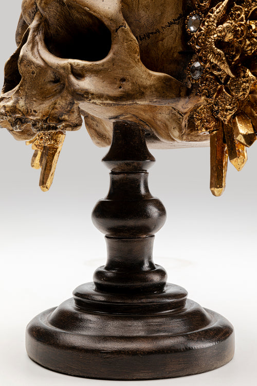 Kare - Deco Object King Skull 42cm