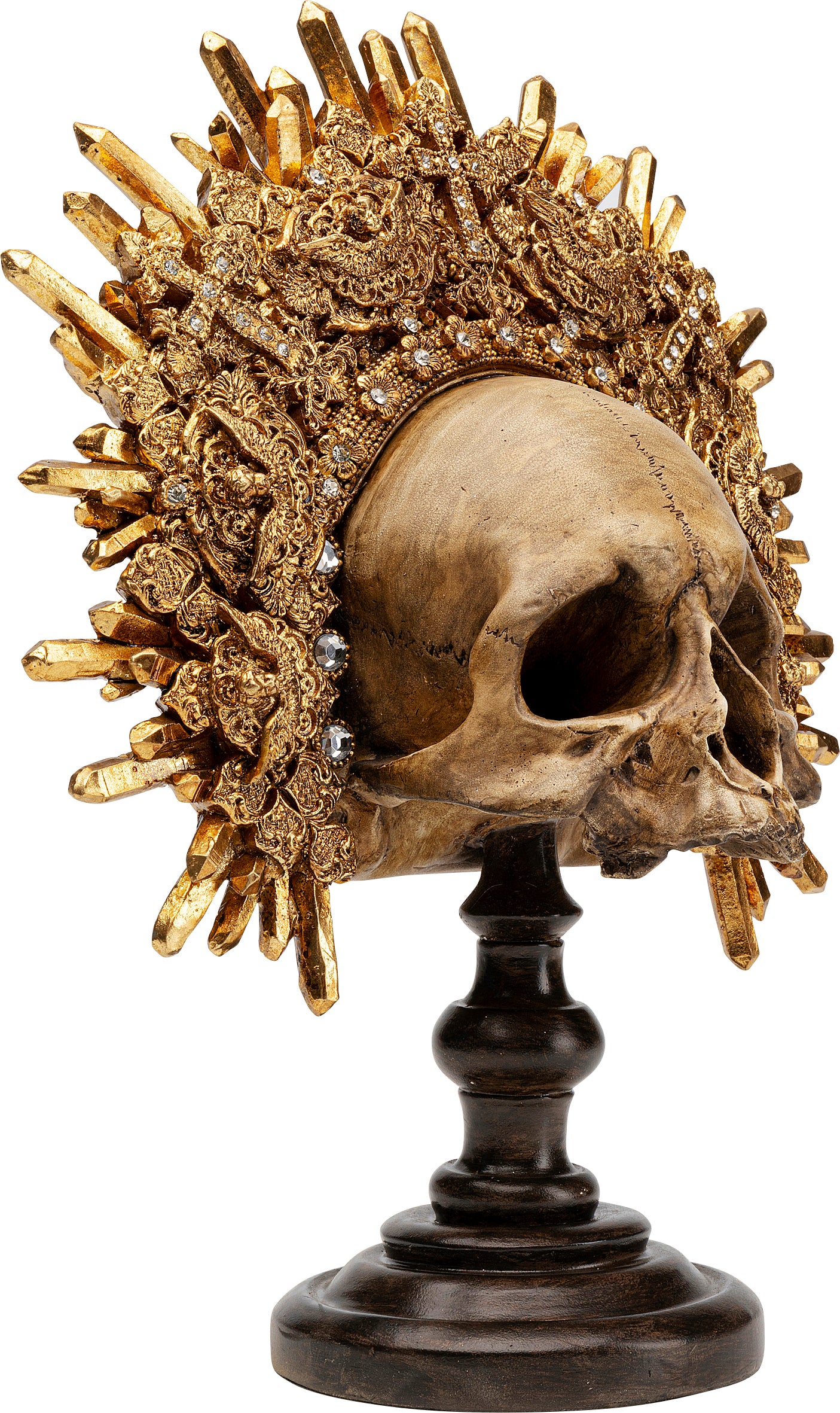 Kare - Deco Object King Skull 42cm