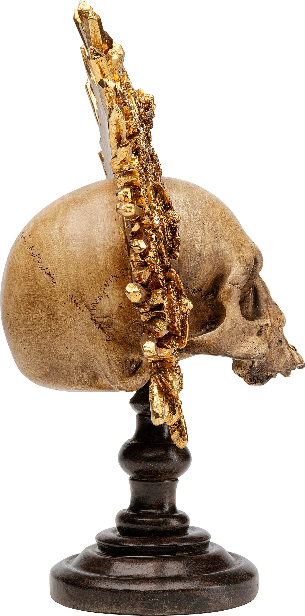 Kare - Deco Object King Skull 42cm