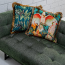 Kare - Cushion Parrots Life 45x45cm