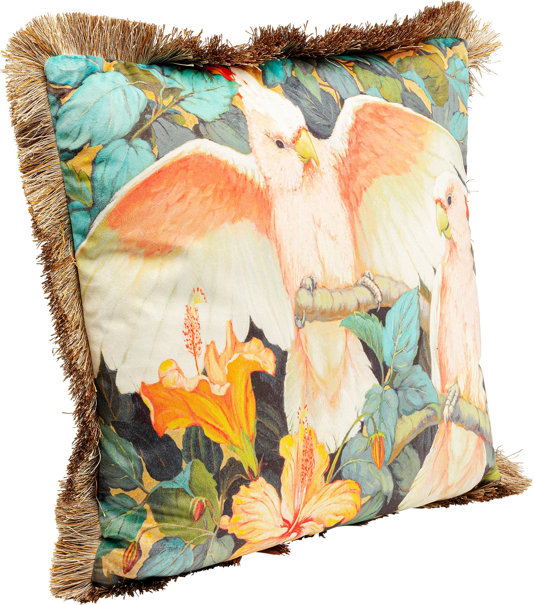 Kare - Cushion Parrots Life 45x45cm