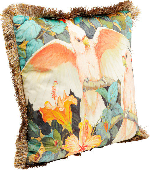 Kare - Cushion Parrots Life 45x45cm