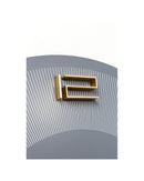 Kare - Wall Clock Leonardo Grey/Gold Ø49cm