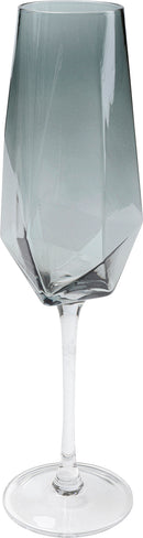 Kare - Champagne Glass Diamond Smoke