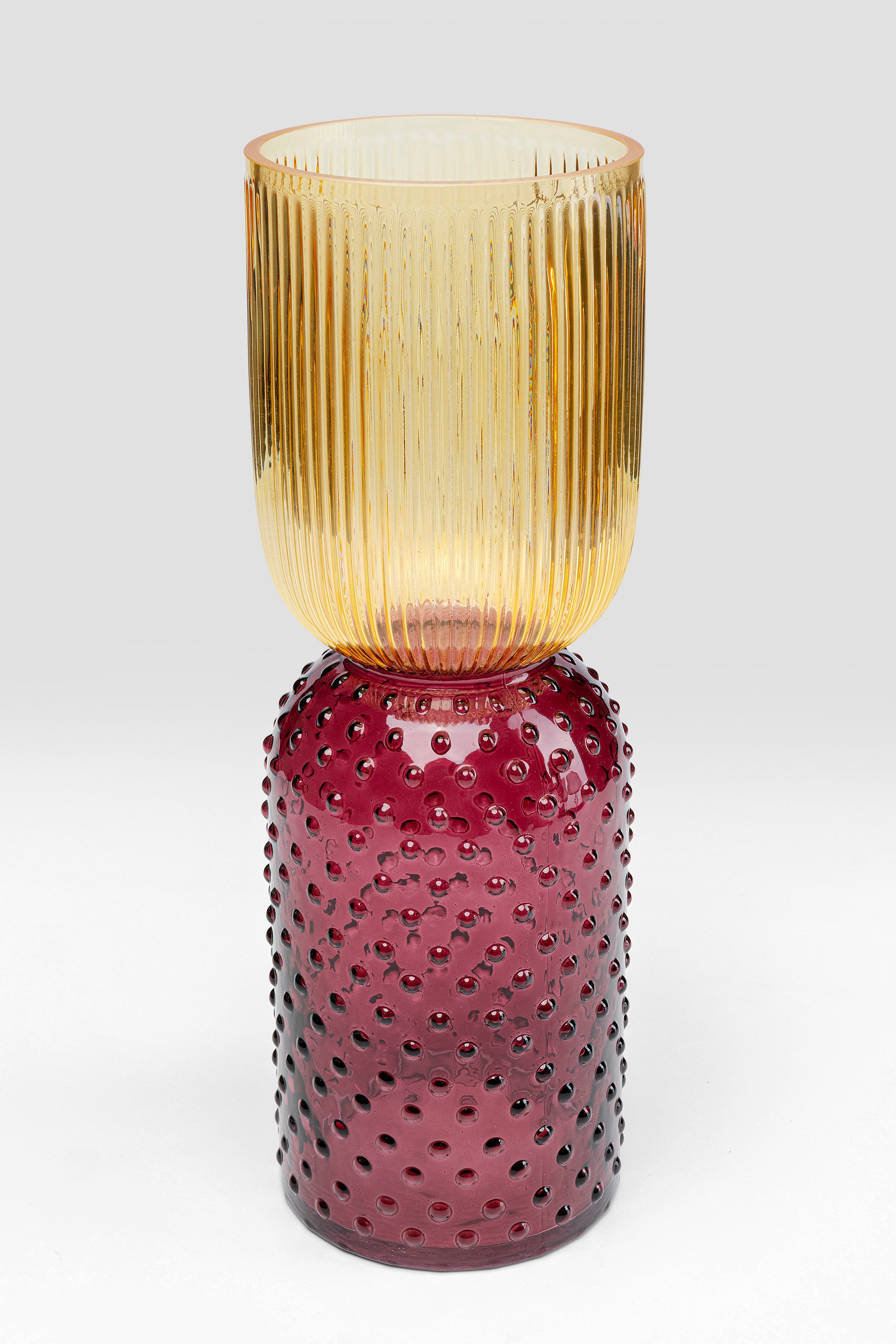 Kare - Vase Marvelous Duo Yellow Purple 38cm