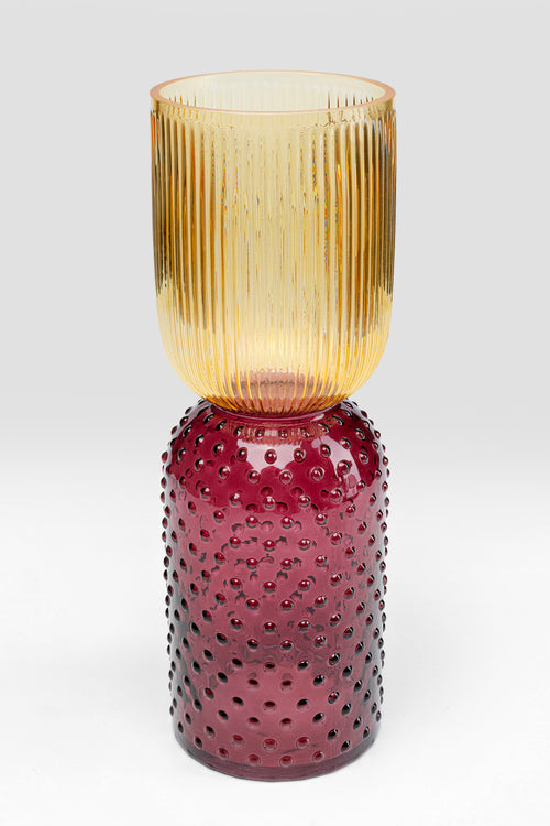 Kare - Vase Marvelous Duo Yellow Purple 38cm