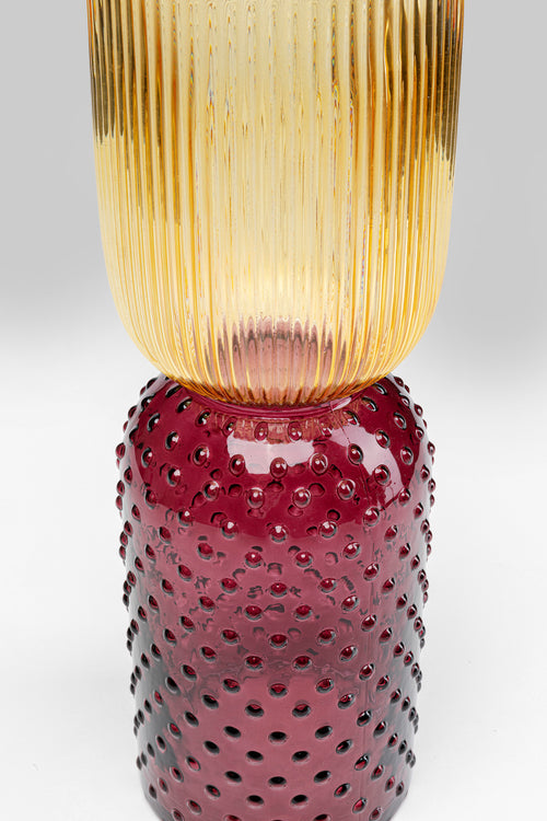 Kare - Vase Marvelous Duo Yellow Purple 38cm