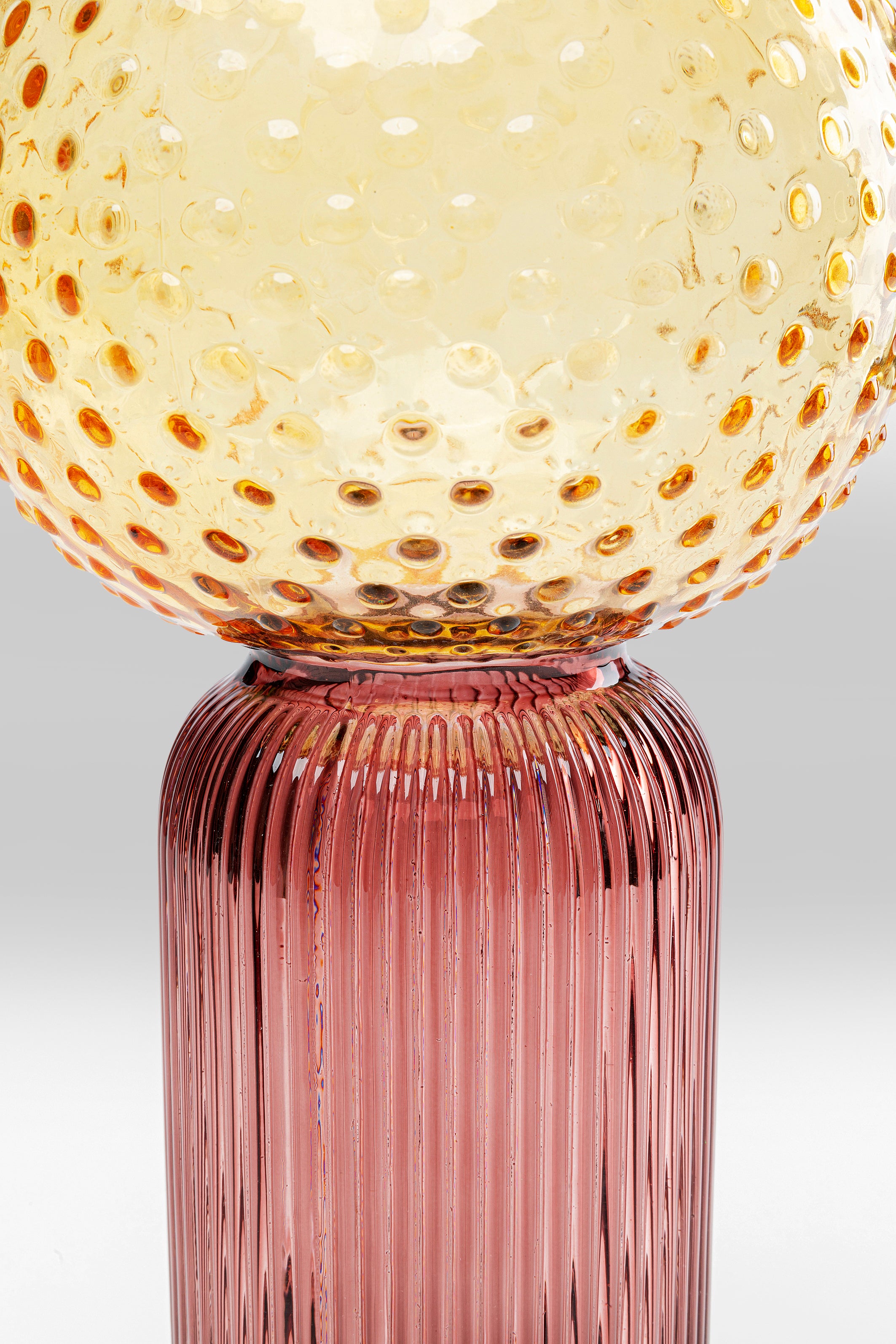 Kare - Vase Marvelous Duo Yellow Purple 31cm