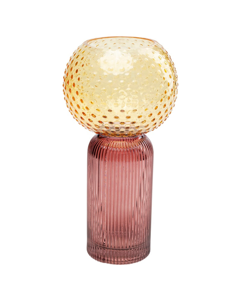 Kare - Vase Marvelous Duo Yellow Purple 31cm