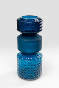 Kare - Vase Marvelous Duo Blue 42cm