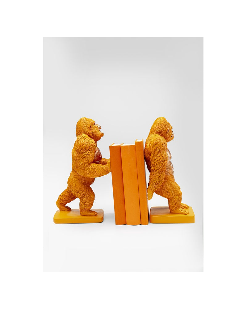 Kare - Bookend Gorilla Orange (2/Set)