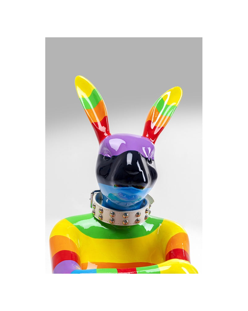 Kare - Deco Figurine Rabbit Gillie Rainbow 80