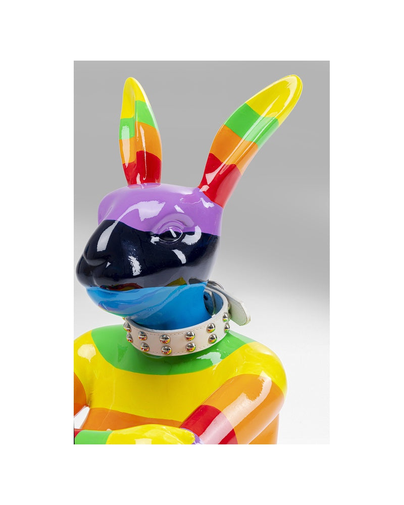 Kare - Deco Figurine Rabbit Gillie Rainbow 80