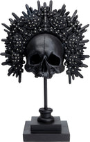 Kare - Deco Object King Skull Black 49cm