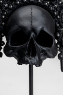Kare - Deco Object King Skull Black 49cm