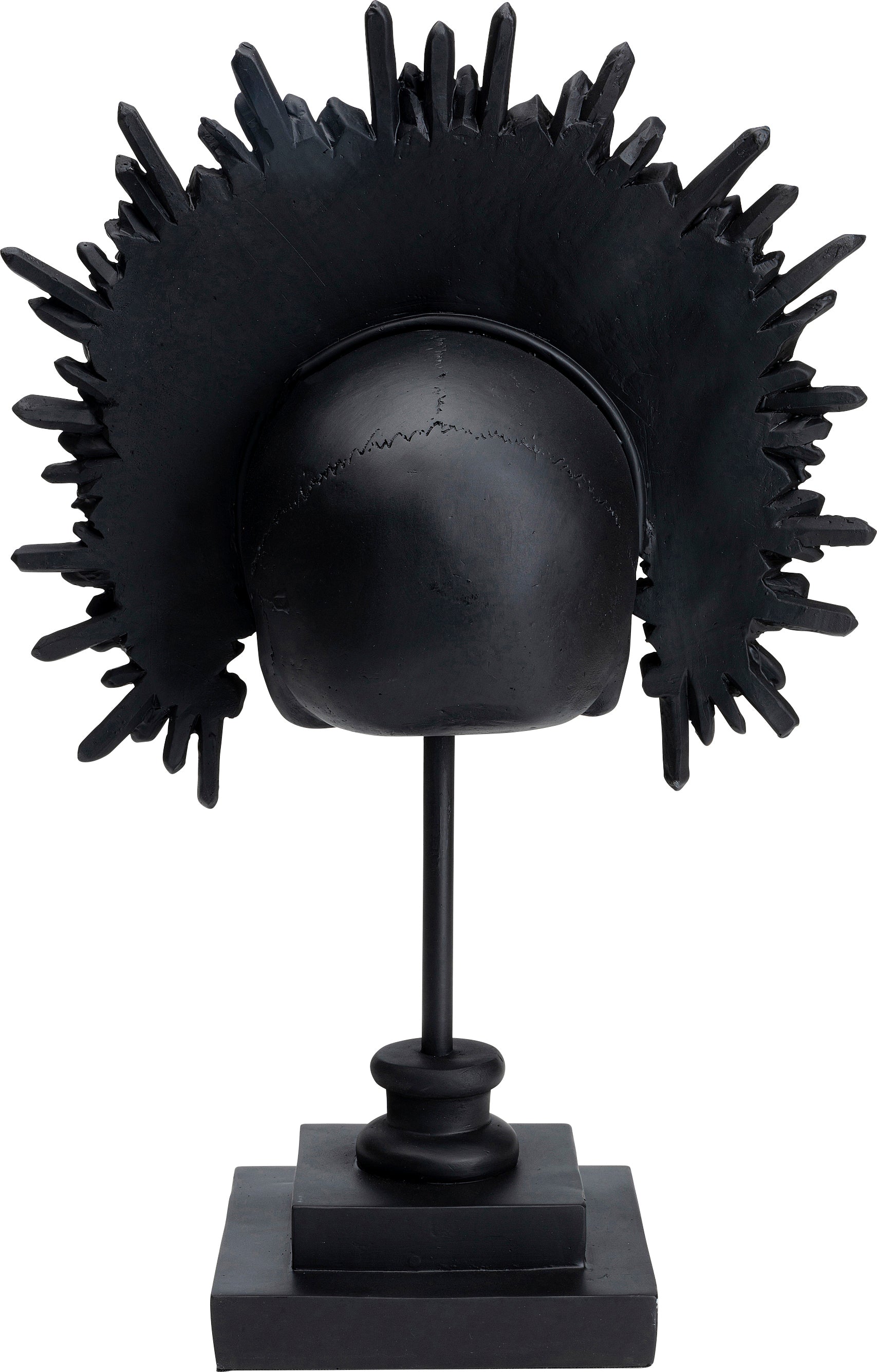 Kare - Deco Object King Skull Black 49cm