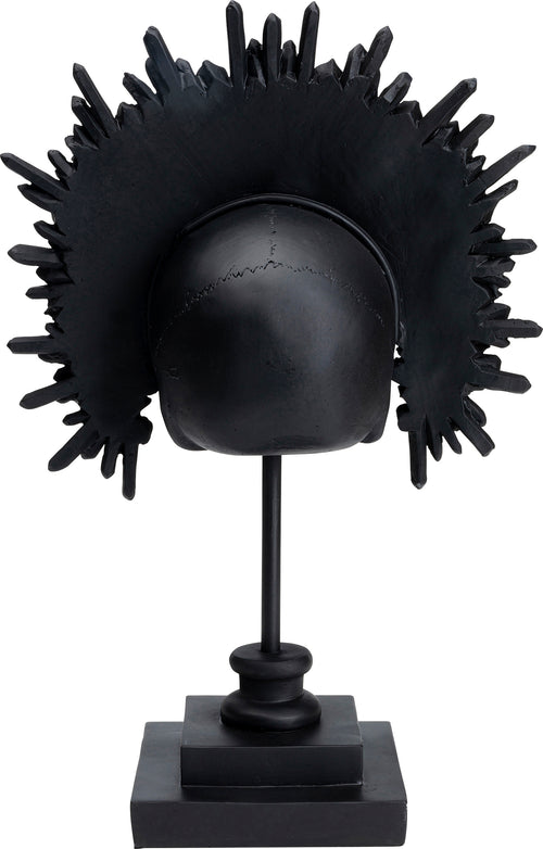 Kare - Deco Object King Skull Black 49cm