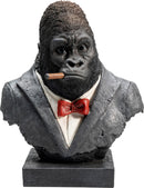 Kare - Deco Object Smoking Gorilla 48cm