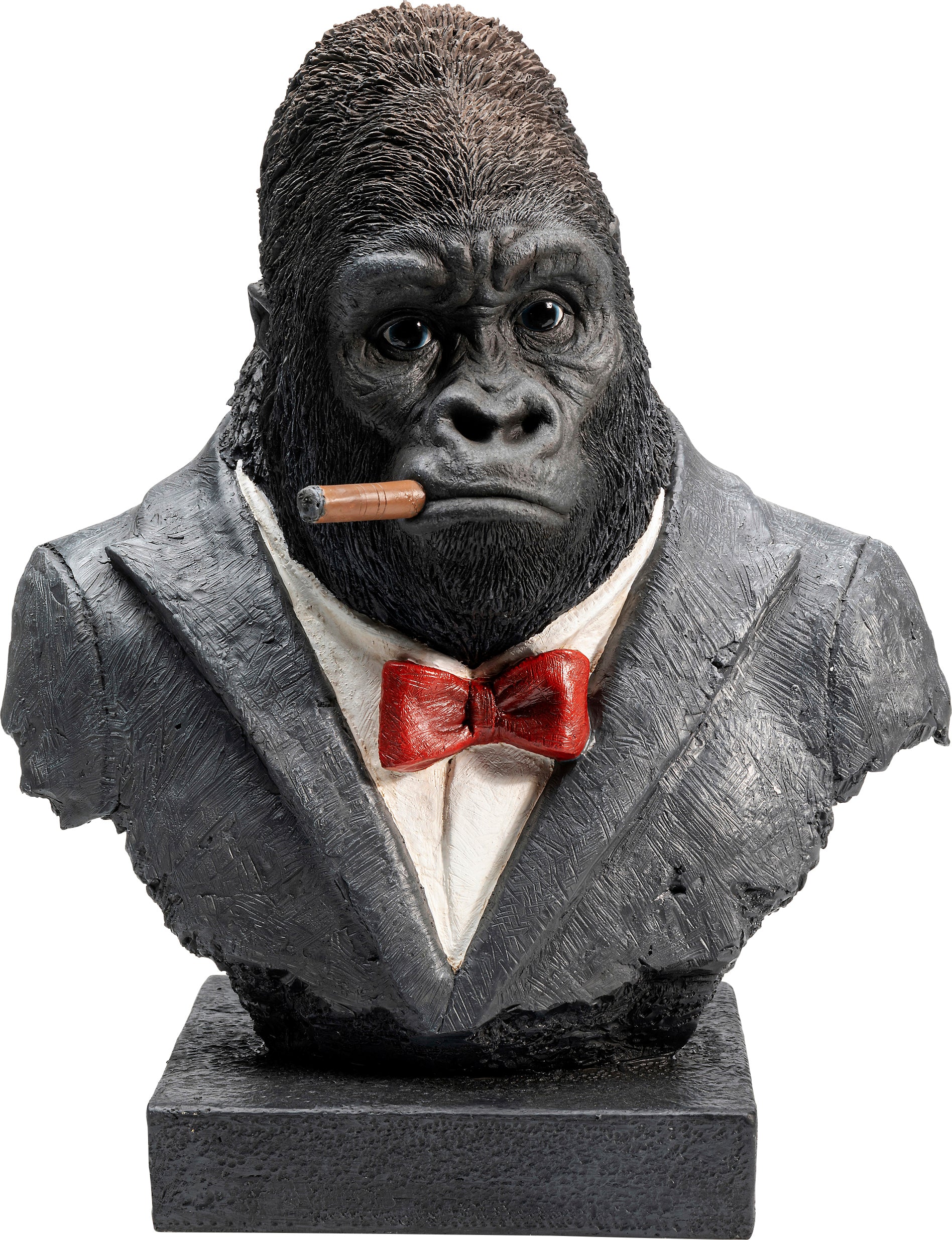 Kare - Deco Object Smoking Gorilla 48cm