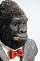 Kare - Deco Object Smoking Gorilla 48cm