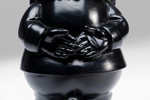 Kare - Deco Figurine Gnome Standing Black Gol