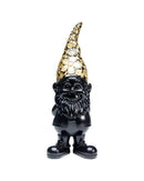 Kare - Deco Figurine Gnome Standing Black Gol