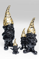 Kare - Deco Figurine Gnome Meditation Black G