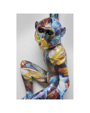 Kare - Wall Object Hanging Ape Colorful 17x67cm