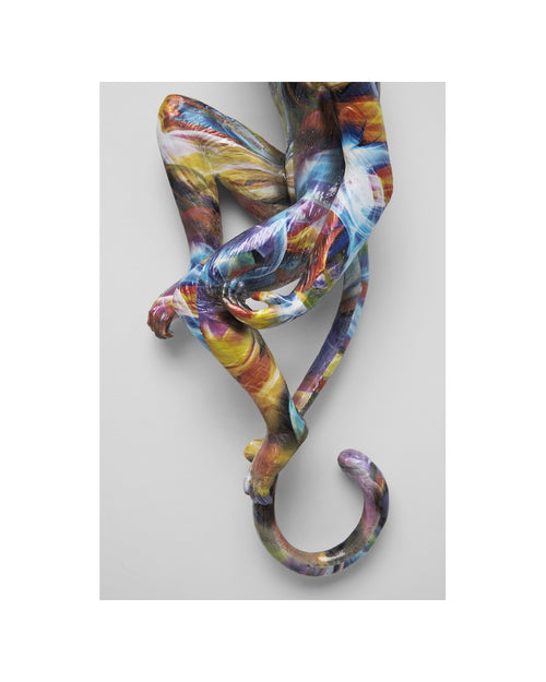 Kare - Wall Object Hanging Ape Colorful 17x67cm