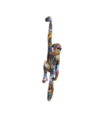 Kare - Wall Object Hanging Ape Colorful 17x67cm