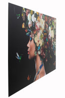 Kare - Glass Picture Bunch of Flowers 150x100