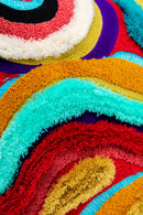 Kare - Cushion Waves Multi 45x45cm