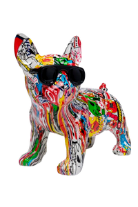 Kare - Deco Figurine Comic Dog Glasses 25cm