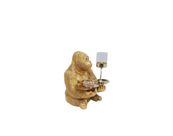 Kare - Deco Figurine Gorilla Butler 37cm